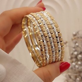 تصویر النگو طلاروس کد 1609 - 5 