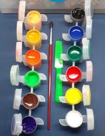 تصویر گواش 12 رنگ آریا/سایز کوچک 