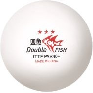 تصویر توپ دبل فیش +PAR 40 المپیک پاریس (ITTF) 6 عددی +Double Fish Table Tennis Ball PAR40