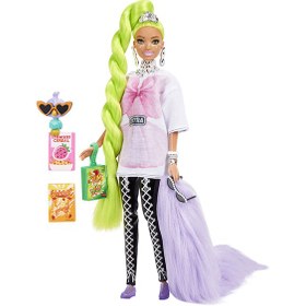 تصویر عروسک باربی مدل Mattel Barbie Extra Neon Hair Doll - زمان ارسال 15 تا 20 روز کاری 