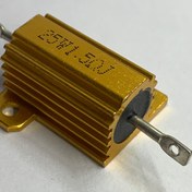 تصویر مقاومت فلزی 25 وات 1.5 اهم RESISTOR 1.5Ω 25W