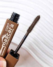 تصویر ریمل قهوه ای brown mascara