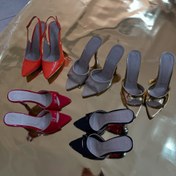 تصویر صندل مجلسی مدل پروانه ای - ۱۰ سانت / نسکافه ای براق / ۳۸ sandal parvane