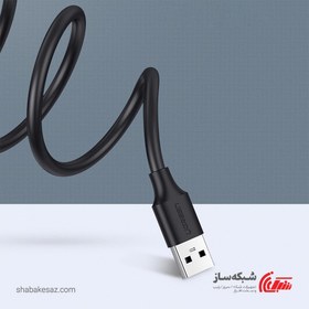 تصویر کابل افزایش طول USB 2.0 یوگرین مدل US103 10318 طول 5 متر Cable Extension USB 2.0 Ugreen US103 10318 5m