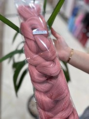 تصویر مو دو سر باز تک رنگ مخصوص بافت 