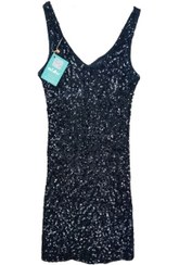 تصویر لباس مجلسی زنانه کوتاه دست دوم 