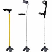 تصویر عصایار طب و صنعت کد 17100 - رنگ:مشکی - سایز:تک سایز 