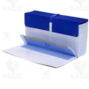 تصویر پاکت نامه ملخی ۷۰ گرم درب سرمه ای بسته ۱۰۰ عددی 