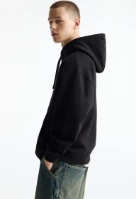 تصویر هودی ساده مردانه PULL&BEAR Basic hoodie 