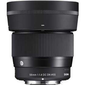 تصویر لنز سیگما 56mm f/1.4 DC مناسب برای دوربین های سونی Sigma 56mm f/1.4 DC DN Contemporary Lens for Sony E