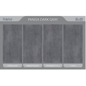 تصویر سرامیک نانو پلیش طرح بتن طوسی تیره ۱۲۰*۶۰ 