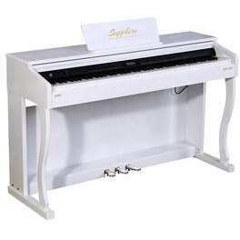 تصویر پیانو SAPPHIRE SDP 320 HAMMER ACTION 88 KEY PIANO WHITE JWIN 