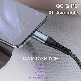 تصویر کابل USB-C یسیدو مدل CA66 طول 1.2 متر 