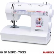 تصویر چرخ خیاطی جانتک مدل SP7900 گلدوزی مکانیکی با سرعت ۸۶۰ 