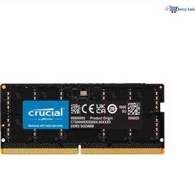 تصویر رم لپ تاپ کروشیال مدل DDR5 5600 MHz SO-DIMM ظرفیت 16 گیگابایت ا Crucial 16GB Laptop DDR5 5600 MHz SO-DIMM Laptop Memory Crucial 16GB Laptop DDR5 5600 MHz SO-DIMM Laptop Memory