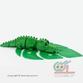 تصویر تمساح گرسنه 