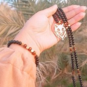 تصویر ست گردنبند دستبند گرگ 