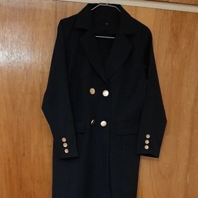 تصویر ست مانتو شلوار اداری زنانه دیپلمات رنگ مشکی 