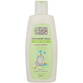 تصویر شامپو سر و بدن نوزاد مامابیبی مدل mama baby Hair & Body Wash ا mama baby Hair & Body Wash For Kids mama baby Hair & Body Wash For Kids