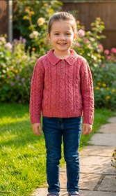 تصویر پلیور بافت بچگانه برند تی یو 