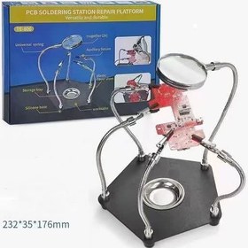 تصویر گیره مونتاژ ذره بین حرفه ای TE-806 