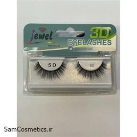 تصویر مژه مصنوعی پنج بعدی جیول شماره 52 Jewel 5D False Eyelashes No.52