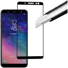 تصویر Samsung Galaxy A6 Plus Glass Screen Protector Samsung Galaxy A6 Plus Glass Screen Protector