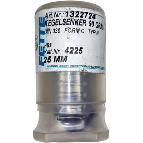 تصویر مته خزینه فته مدل DIN 335 سایز 25 میلیمتر 