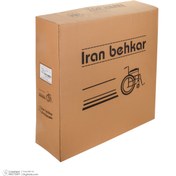 تصویر ویلچر 701 ضربدری دوبل دسته شکن چرخ عقب بادی Code-701039