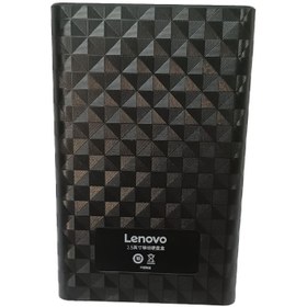 تصویر هارد اکسترنال 1 ترا بایت LENOVO مشکی هارد دیسک اکسترنال لنوو 1 مشکی