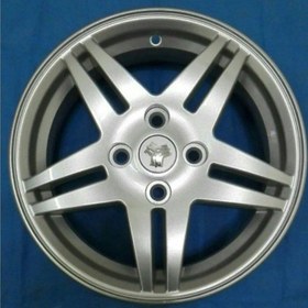 تصویر رینگ فابریک سایز ۱۴ نقره‌ای ۵ پر (ساینا) نیریز ا Original Wheel Silver Size 14" Original Wheel Silver Size 14"
