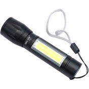 تصویر چراغ قوه پلیس مدل C-L183 شارژی با نور مهتابی 