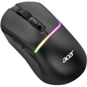 تصویر موس ایسر گیمینگ بلوتوث وایرلس شارژی مدل Acer OMR210 Gaming Wireless Bluetooth Dongle Three Mode RGB - موجودی دفتر تهران 