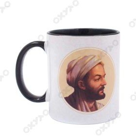 تصویر چاپ لیوان دسته و داخل رنگی print mug