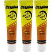 تصویر چسب چوب کاسپین مدل Washable حجم 47 گرم بسته 3 عددی 