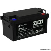 تصویر باتری UPS زیکو ۱۲ ولت ظرفیت ۶۵ آمپر ساعت 