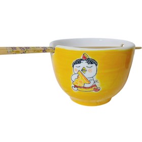 تصویر کاسه طرح نودل پنیری 