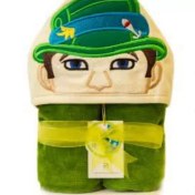 تصویر حوله شنلی بچه گانه پودایران طرح پسرماهیگیر 