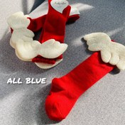 تصویر جوراب ساق بلند پری قرمز (93006) 