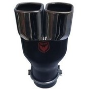 تصویر سر اگزوز مدل J.S دولول چهار گوش 