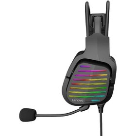 تصویر هدست گیمینگ لنوو Thinkplus G40 Lenovo Thinkplus G40 RGB 7.1 Stereo Wired Gaming Headset