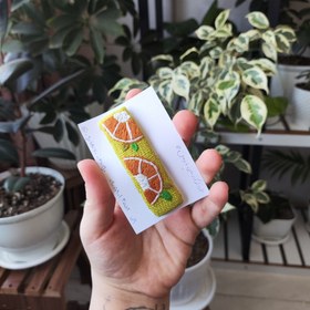 تصویر گیره مو پرتقال 