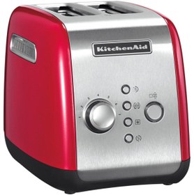 تصویر توستر قرمز 2 برش دستگاه سرخ کردن نان 5Kmt221 Empire Red Kitchenaid 