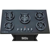 تصویر اجاق گاز رومیزی جانا مدل G502 ظرفیت ۵ شعله شیشه ای 