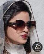 تصویر عینک آفتابی زنانه فریم لس دیور Dior کد D24916 