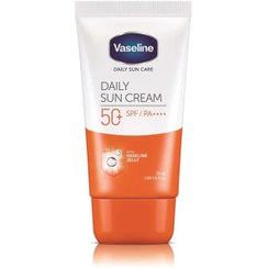 تصویر کرم ضد آفتاب روزانه برند vaseline برای استفاده روزانه SPF50 اورجینال 