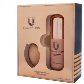 تصویر کرم پودر لاکچری کوین شماره 552 حجم ۳۰ میلی لیتر SPF ۲۵ 