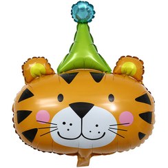 تصویر بادکنک فویلی طرح ببر کلاه دار کد DB20 