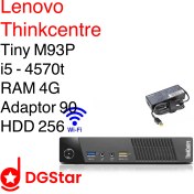 تصویر تاینی کیس آداپتوری استوک لنوو Lenovo M93p Core i5-4570-4GB-250GB با وایفای داخلی 