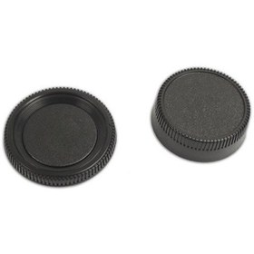 تصویر Rear Lens Cover + Camera Body Cap for Nikon DSLR 